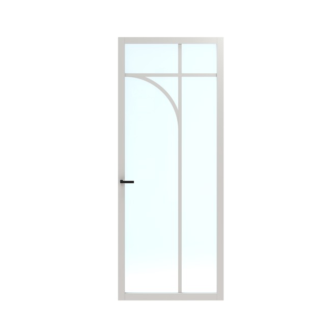 Binnendeur Skantrae SSL 14611 Blank Glas Wit Gelakt